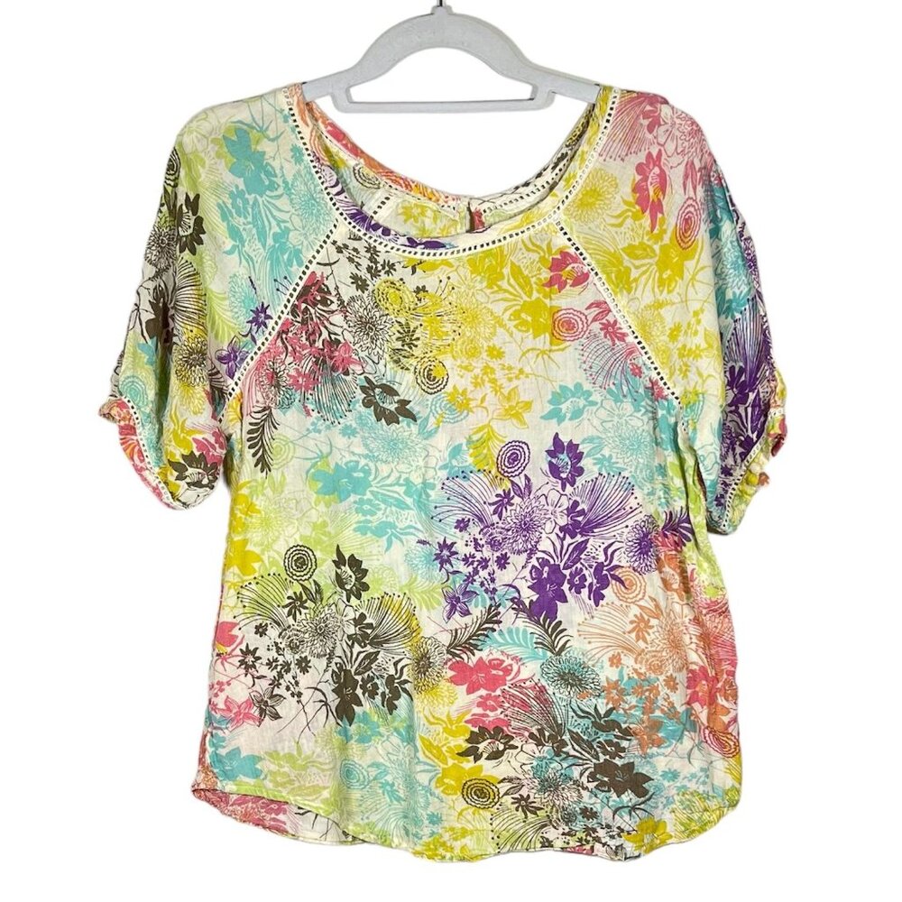 Nine West - Vintage America Collection - Women's Sz S - Multi-color Floral BOHO